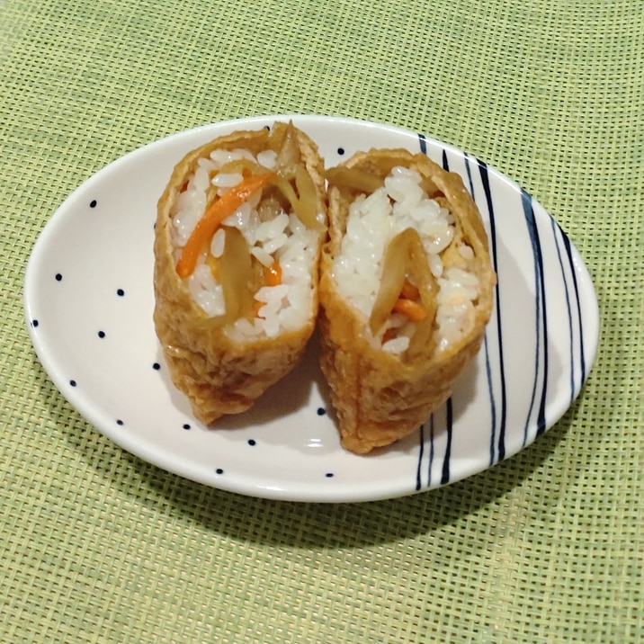 きんぴらごぼうのお稲荷さん